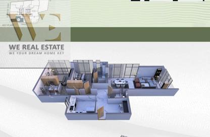 Apartment - 2 Bedrooms - 3 Bathrooms for sale in Al Watan Tower - Ajman Corniche Road - Ajman