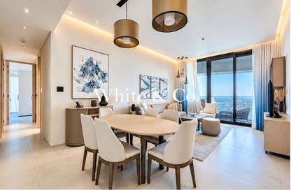 Apartment - 3 - 3 for rent in Jumeirah Gate Tower 2 - The Address Jumeirah Resort and Spa - Jumeirah Beach Residence - Dubai