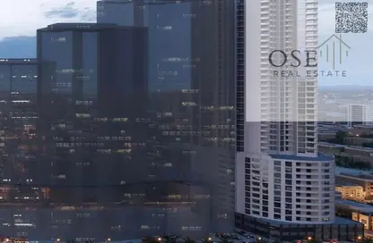 شقة - غرفة نوم - 2 حمامات للبيع في برج موجان - طريق كورنيش عجمان - عجمان