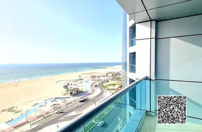 Apartment - 2 Bedrooms - 2 Bathrooms for rent in Ajman Corniche Residences - Ajman Corniche Road - Ajman