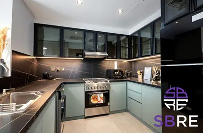 شقة - 2 غرف نوم - 2 حمامات للايجار في B كريك سايد 18 - حدائق الإمارات 1 - مرسى خور دبي - دبي