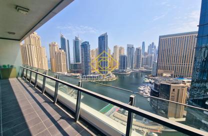 Apartment - 2 Bedrooms - 2 Bathrooms for rent in Silverene Tower A - Silverene - Dubai Marina - Dubai