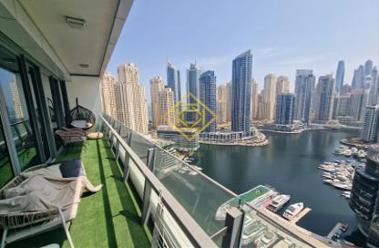 Apartment - 2 Bedrooms - 2 Bathrooms for rent in Silverene Tower A - Silverene - Dubai Marina - Dubai
