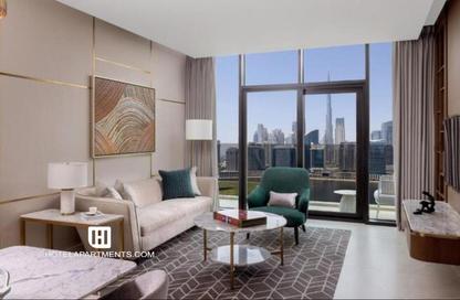 Apartment - 3 Bedrooms - 4 Bathrooms for rent in Intercontinental Residences Business Bay - Business Bay - Dubai