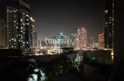شقة - غرفة نوم - 2 حمامات للايجار في برج باي سنترال الأوسط - باي سنترال - دبي مارينا - دبي