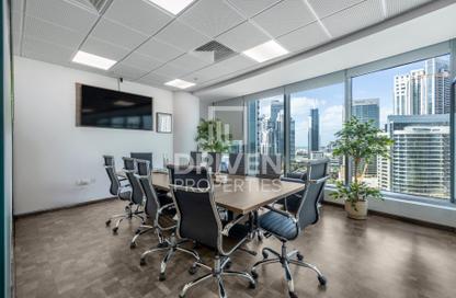 Office Space - Studio - 1 Bathroom for rent in The Prime Tower - Business Bay - Dubai