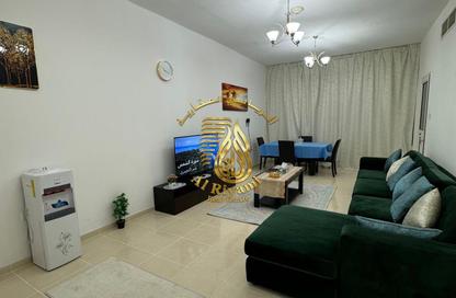 Apartment - 1 Bedroom - 2 Bathrooms for rent in Orient Tower 1 - Orient Towers - Al Bustan - Ajman