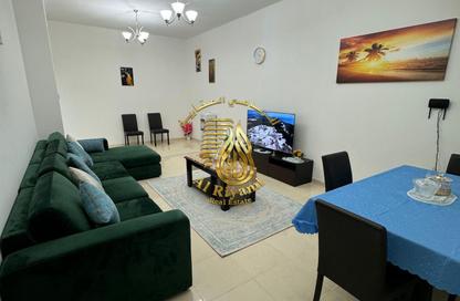 Apartment - 1 Bedroom - 2 Bathrooms for rent in Orient Tower 1 - Orient Towers - Al Bustan - Ajman
