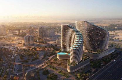 Apartment - 1 - 2 for sale in Binghatti Skyflame 2 - Binghatti Skyflame - Majan - Dubai