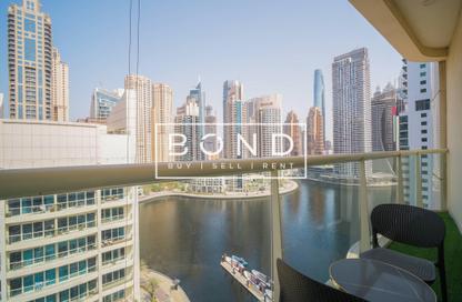 Apartment - 2 - 2 for rent in Marina View Tower A - Marina View - Dubai Marina - Dubai