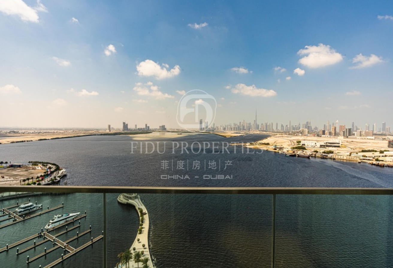 Sea and Burj Khalifa View | Vacant | Exclusive