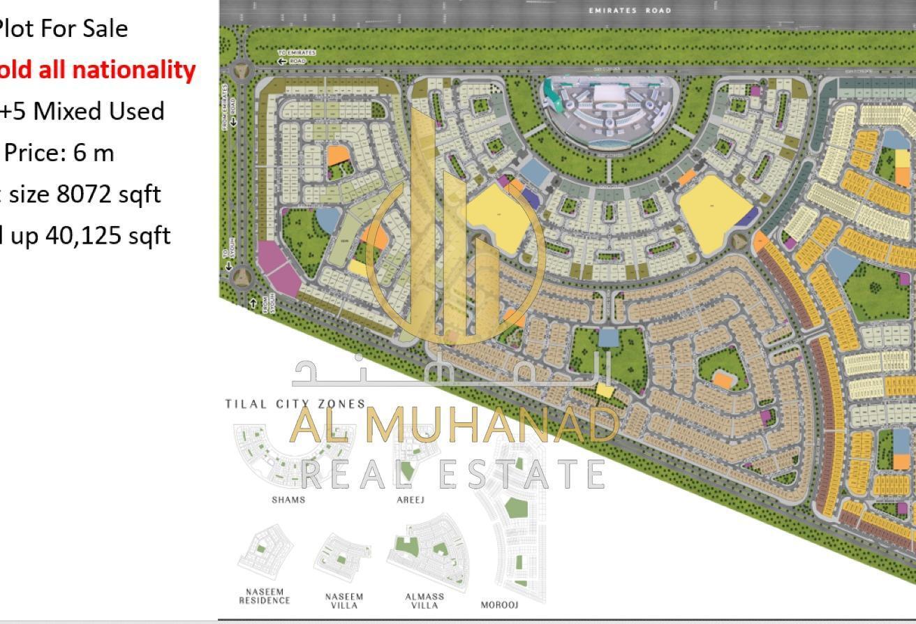 Spacious Mixed-Use Plot in Tilal City D