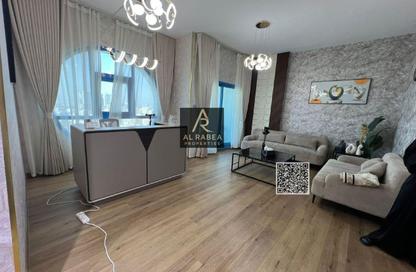 Business Centre - Studio - 5 Bathrooms for rent in Corniche Tower - Ajman Corniche Road - Ajman