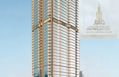 Apartment - 1 Bathroom for sale in Al Watan Tower - Ajman Corniche Road - Ajman