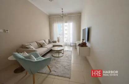 Apartment - 1 Bedroom - 1 Bathroom for rent in Mazaya 2 - Queue Point - Liwan - Dubai Land - Dubai