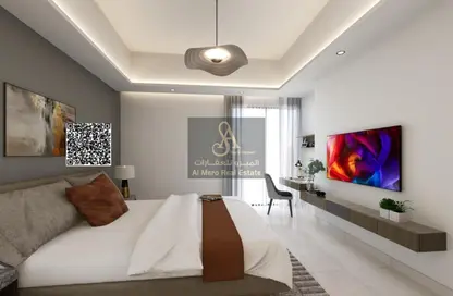 Apartment - 2 Bedrooms - 2 Bathrooms for sale in Nuaimia Two Tower - Al Nuaimiya - Ajman