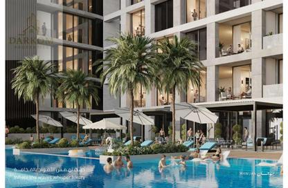 Apartment - Studio - 1 Bathroom for sale in Mawjan Tower - Ajman Corniche Road - Ajman Apartment - Studio - 1 Bathroom for sale in Mawjan Tower - Ajman Corniche Road - Ajman
