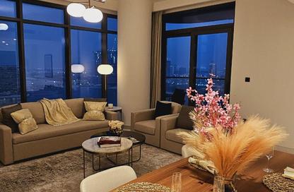 شقة - 2 غرف نوم - 2 حمامات للايجار في برج Marina Vista 1 - مارينا فيستا - إعمار بيتشفرونت - دبي هاربور - دبي