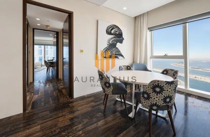 Apartment - 2 - 2 for rent in Damac Heights - Dubai Marina - Dubai