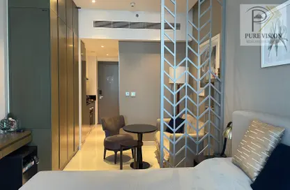 Apartment - Studio - 1 Bathroom for rent in Damac Maison Prive A - Damac Maison Prive - Business Bay - Dubai