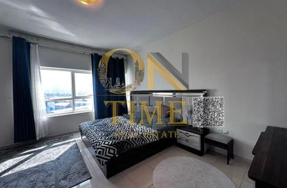 Apartment - 1 Bedroom - 2 Bathrooms for rent in Orient Tower 1 - Orient Towers - Al Bustan - Ajman