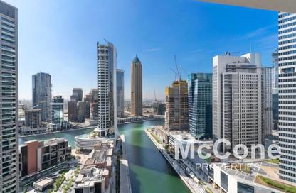 Apartment - Studio - 1 Bathroom for rent in Peninsula Two - Peninsula - Business Bay - Dubai
