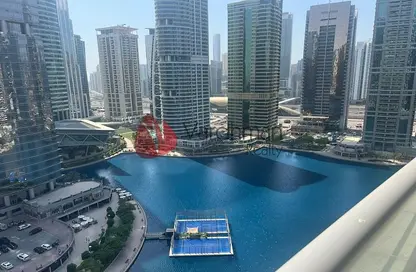 شقة - غرفة نوم - 2 حمامات للايجار في برج كونكورد - (JLT) مجمع H - أبراج بحيرات الجميرا - دبي