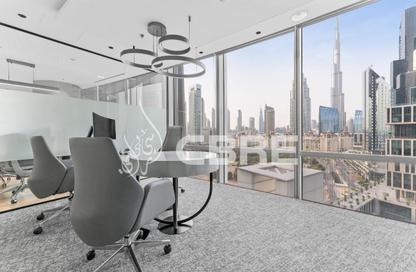 Office Space - Studio - 1 Bathroom for rent in South Tower - Emirates Financial Towers - DIFC - Dubai