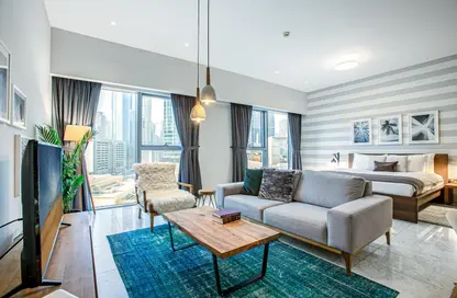 شقة - 1 حمام للايجار في برج سنترال بارك السكني - برج سنترال بارك - مركز دبي المالي العالمي - دبي