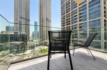 Apartment - Studio - 1 for rent in Peninsula Two - Peninsula - Business Bay - Dubai