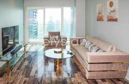Apartment - 1 Bedroom - 2 Bathrooms for rent in Damac Heights - Dubai Marina - Dubai