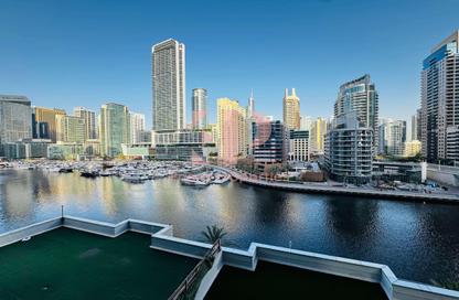 Apartment - 2 Bedrooms - 3 Bathrooms for rent in Marina Wharf 1 - Marina Wharf - Dubai Marina - Dubai