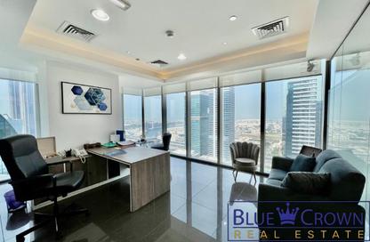 Office Space - Studio - 1 Bathroom for rent in The Prism - Business Bay - Dubai