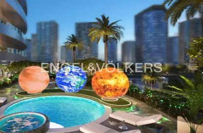 شقة - غرفة نوم - 2 حمامات للبيع في 1 تاج القناة - كانال كراون - الخليج التجاري - دبي