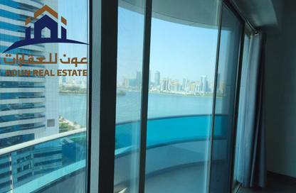 Apartment - 2 Bedrooms - 3 Bathrooms for rent in Blue Tower - Al Majaz 3 - Al Majaz - Sharjah