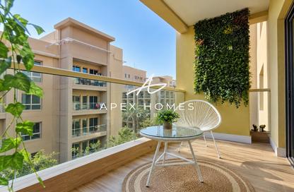 Apartment - 1 - 1 for rent in Al Dhafra 2 - Al Dhafra - Greens - Dubai