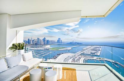 Apartment - 3 Bedrooms - 2 Bathrooms for rent in Beach Vista - Emaar Beachfront - Dubai Harbour - Dubai