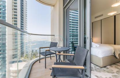 شقة - غرفة نوم - 1 حمام للايجار في برج Marina Vista 1 - مارينا فيستا - إعمار بيتشفرونت - دبي هاربور - دبي