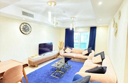 Apartment - 1 Bedroom - 2 Bathrooms for rent in Beach Tower 2 - Al Khan Lagoon - Al Khan - Sharjah