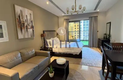 Apartment - Studio - 1 Bathroom for rent in Elite Downtown Residence 1 - Elite Downtown Residence - Downtown Dubai - Dubai