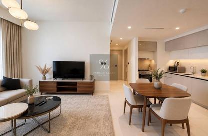 شقة - غرفة نوم - 2 حمامات للبيع في برج Marina Vista 1 - مارينا فيستا - إعمار بيتشفرونت - دبي هاربور - دبي