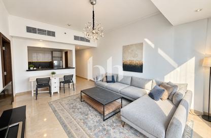 Apartment - 1 - 2 for rent in Silverene Tower B - Silverene - Dubai Marina - Dubai