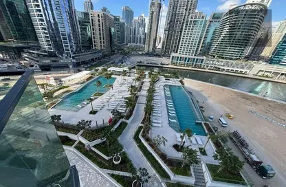 شقة - 1 حمام للبيع في بنينسولا ثري - بنينسولا - الخليج التجاري - دبي