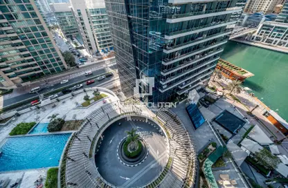 Apartment - 1 Bedroom - 2 Bathrooms for sale in Silverene Tower B - Silverene - Dubai Marina - Dubai