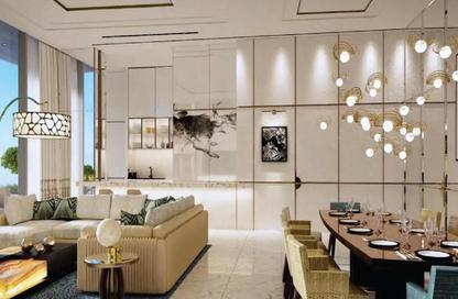 Apartment - 2 - 2 for sale in Cavalli Casa Tower - Dubai Media City - Dubai