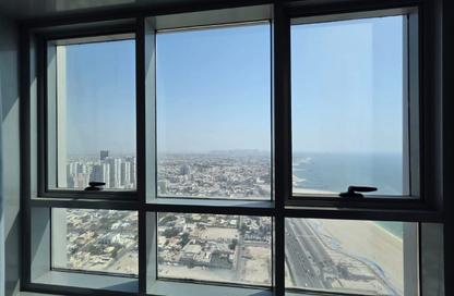 Apartment - 2 - 2 for rent in Corniche Tower - Ajman Corniche Road - Ajman