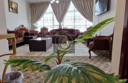 Apartment - 2 Bedrooms - 3 Bathrooms for rent in Orient Tower 1 - Orient Towers - Al Bustan - Ajman