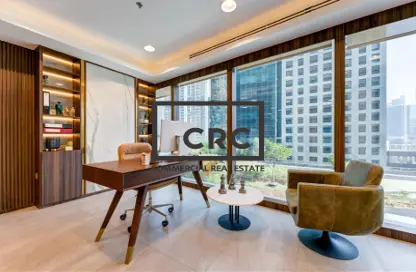 Office Space - Studio - 1 Bathroom for rent in The Binary Tower - Business Bay - Dubai