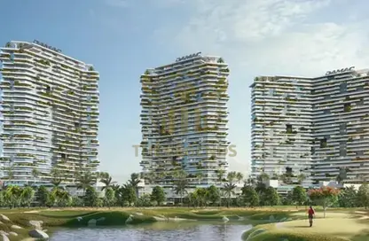 Apartment - 1 Bedroom - 2 Bathrooms for sale in Golf Greens 2 Tower A - Golf Greens 2 - Golf Greens - DAMAC Hills - Dubai