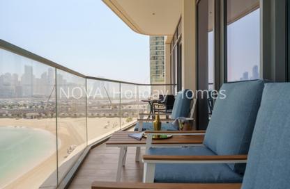 Apartment - 2 Bedrooms - 2 Bathrooms for rent in Marina Vista - EMAAR Beachfront - Dubai Harbour - Dubai